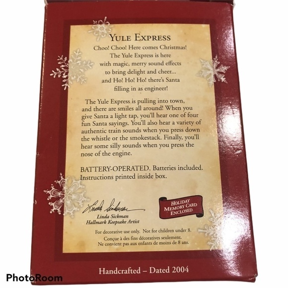 2004 Hallmark Yule Express Christmas Ornament - Picture 4 of 4